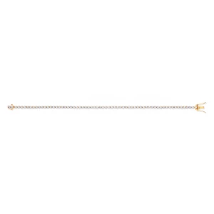 18ct Yellow Gold 1.00ctw Diamond Tennis Bracelet